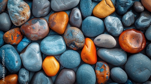 The background of sea stones