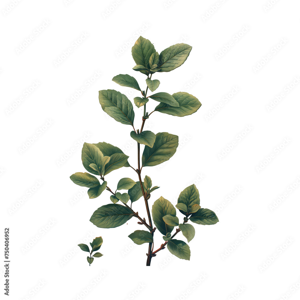 lemon thyme of leaves isolated on transparent background lemon thyme of leaves isolated on transparent background