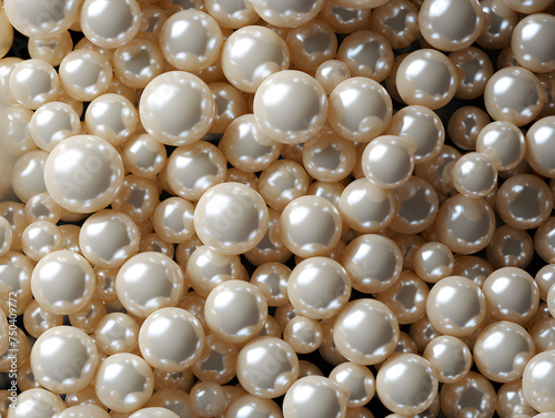 Abstract shiny pearls background 