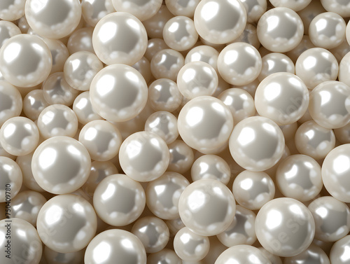 Abstract shiny pearls background 