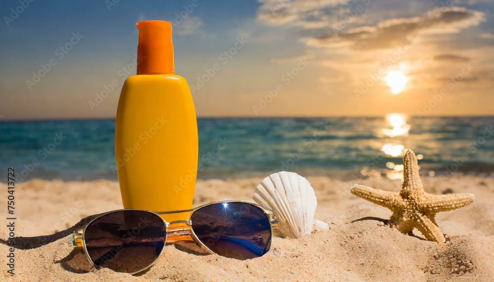 Beach Essentials: Sunscreen and Shades Beach Essentials: Sunscreen and Shades