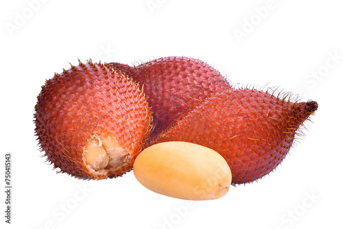 salak fruit,salacca zalacca,tropical fruit isolated,png