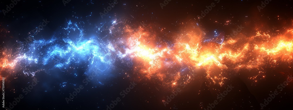 Naklejka premium Whispers of the Cosmos