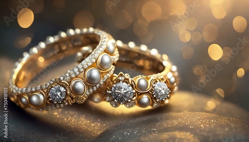 a close up of a ring on a table, a digital rendering by senior artist, cg society contest winner