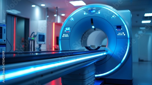 Medical Diagnostic Imaging MRI and CT Scan Machines in a Healthcare Facility