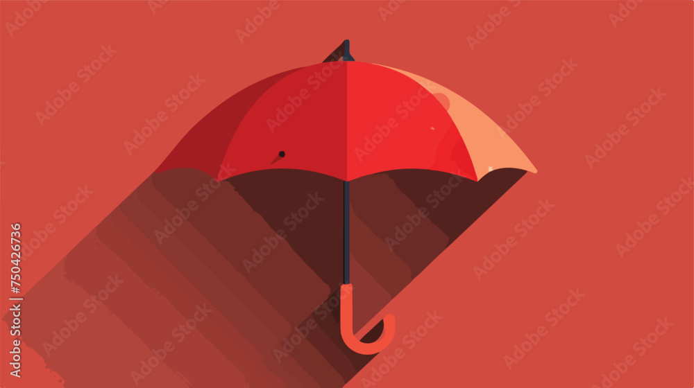 Umbrella icon vector flat vector illustration