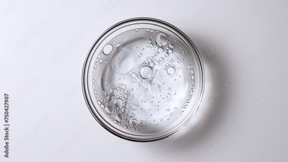 Petri dish on a white background. Deep shadows. Contrast. Laboratory. Petri dishes. Generative AI. Petri dish on a white background. Deep shadows. Contrast. Laboratory. Petri dishes. Generative AI.