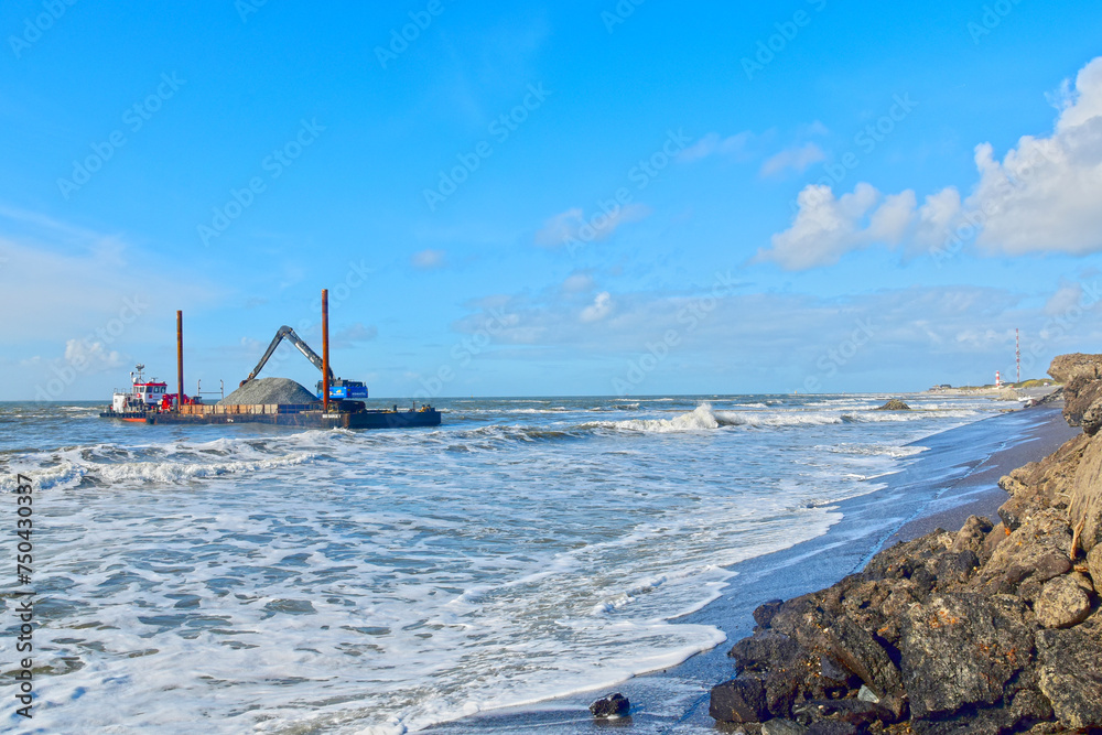 Küsten- und Uferschutzarbeiten, Insel Borkum