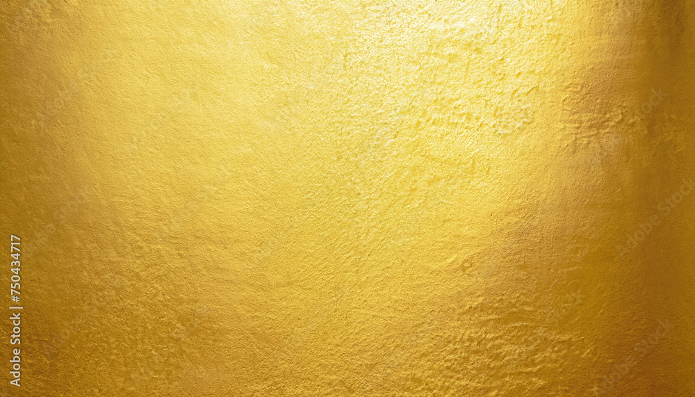 Golden wall on cement texture for background. Gold gradient., with copy space add text Golden wall on cement texture for background. Gold gradient., with copy space add text