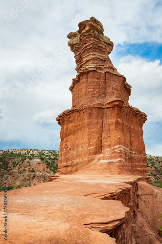 Palo Duro Lighthouse at Palo Duro Canyon State Park, located in the Texas Panhandle