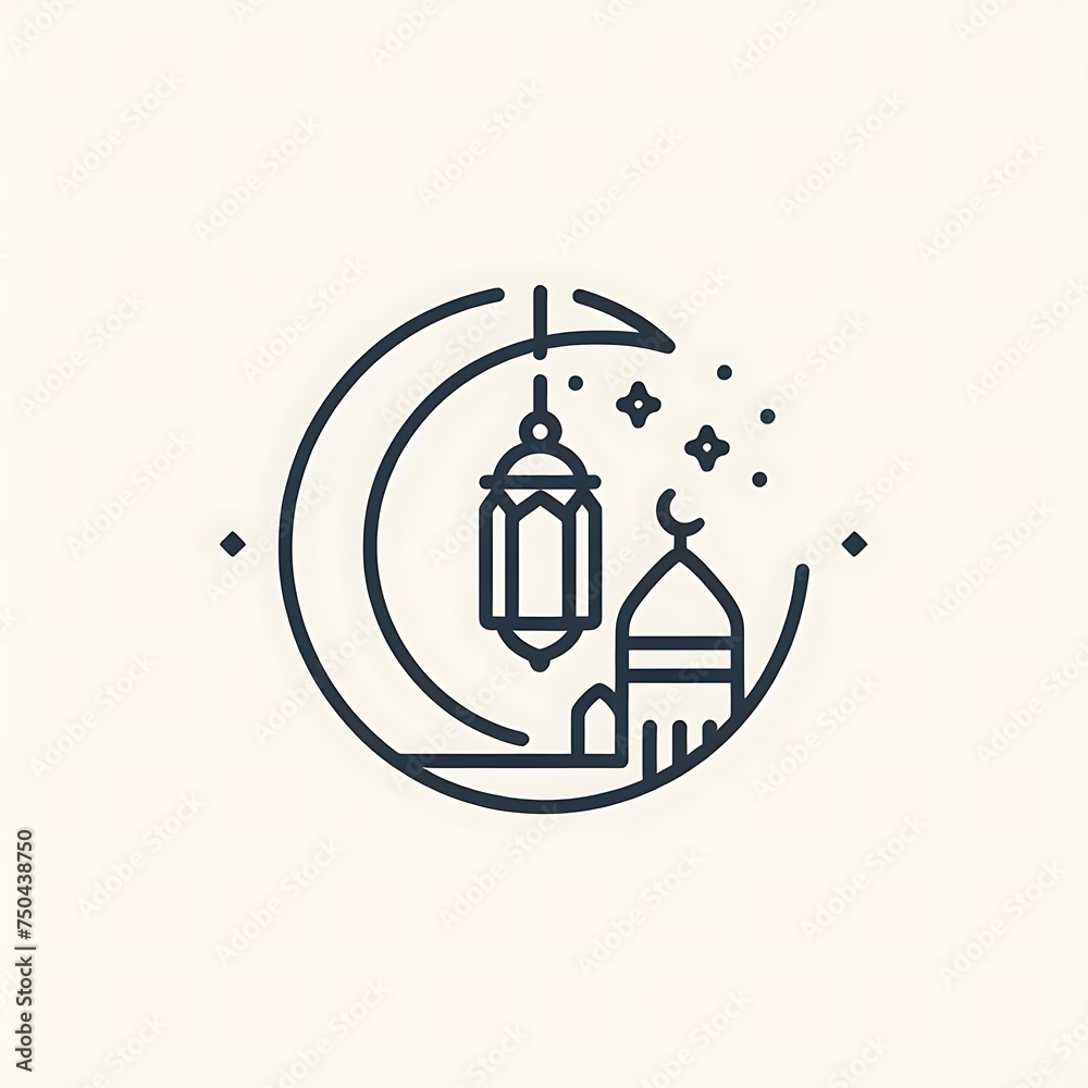 vector Ramadan Kareem Arabic Lantern and moon vector Ramadan Kareem Arabic Lantern and moon