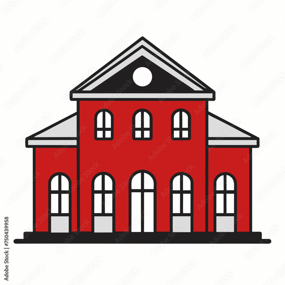 House icon isolated on white background. House icon isolated on white background.
