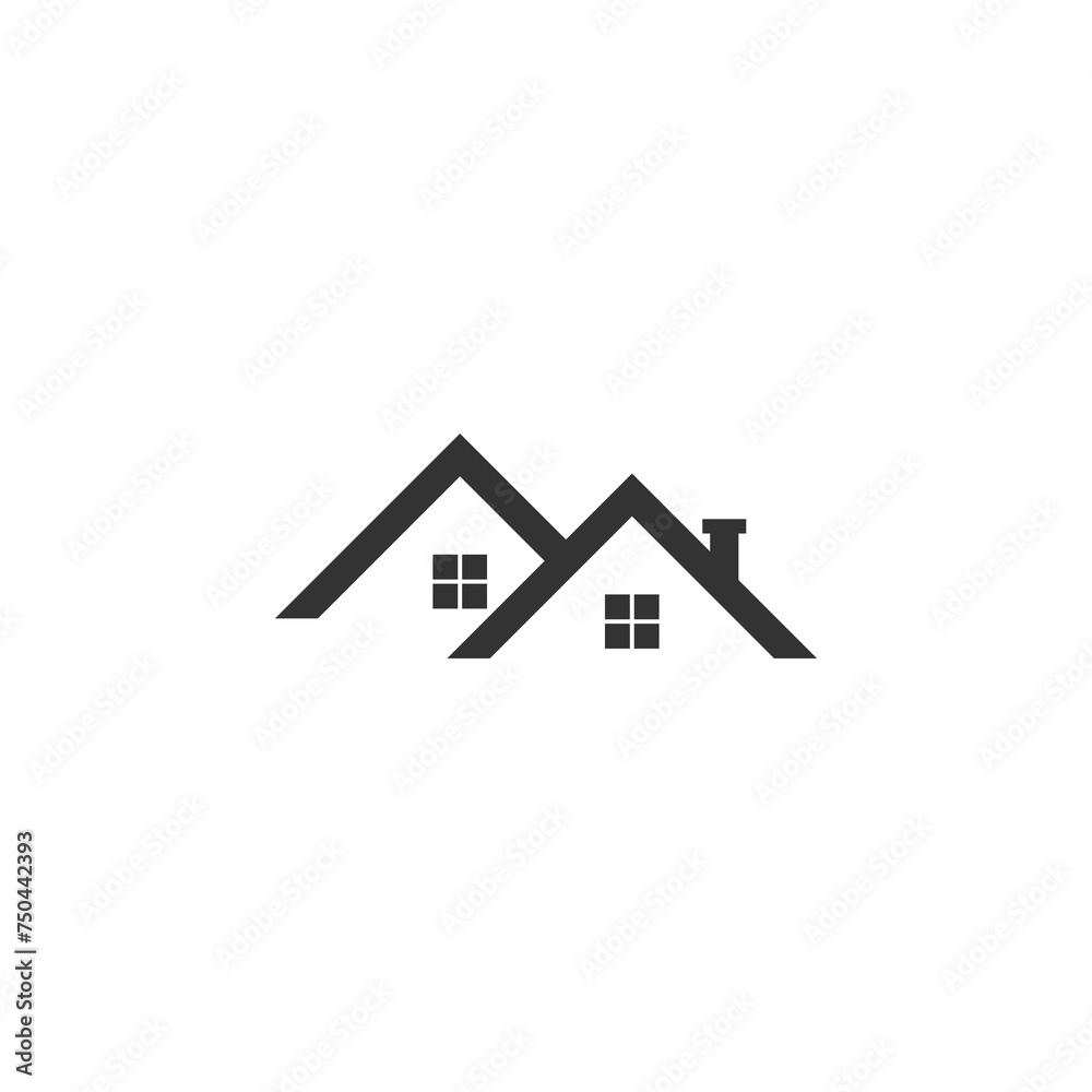 House home logo icon isolated on transparent background House home logo icon isolated on transparent background