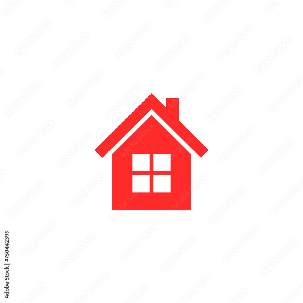 House home logo icon isolated on transparent background