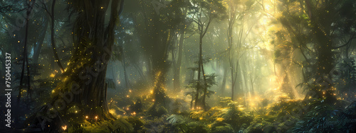 Whispering Woods: The Luminous Heart of the Forest © Manuel