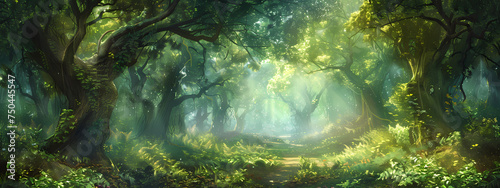 Whispering Woods  The Luminous Heart of the Forest