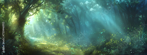 Whispering Woods: The Luminous Heart of the Forest
