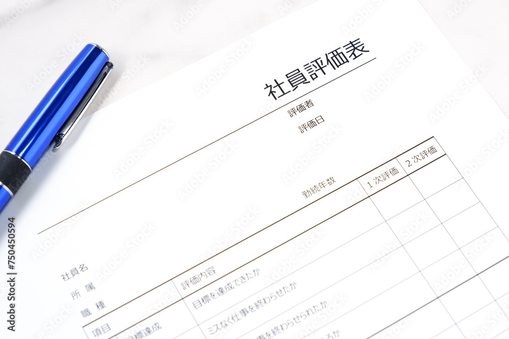 人員配置や昇進・昇給などで使用する「社員評価表」を書く
人員配置や昇進・昇給などで使用する「社員評価表」を書く