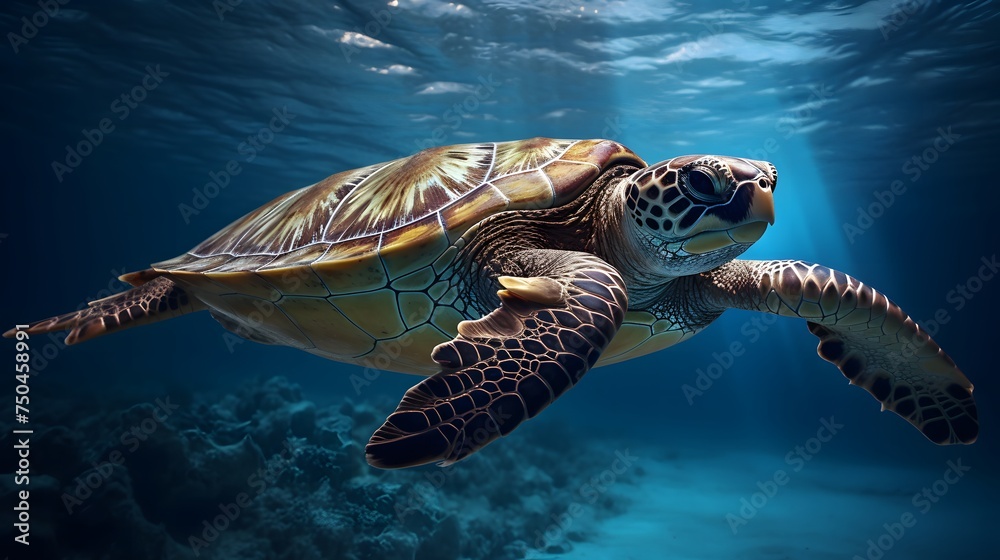 Fototapeta premium ウミガメ