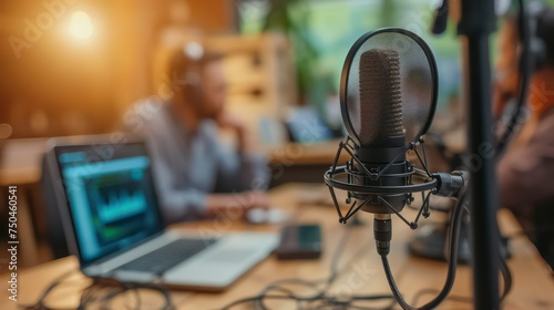 Behind the Scenes of a Modern Podcast Recording Studio: An Intimate Look at the Technology and Creativity Involved in Producing Digital Media Content