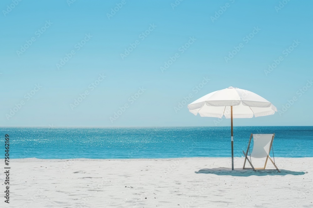 sunny summer beach season concept