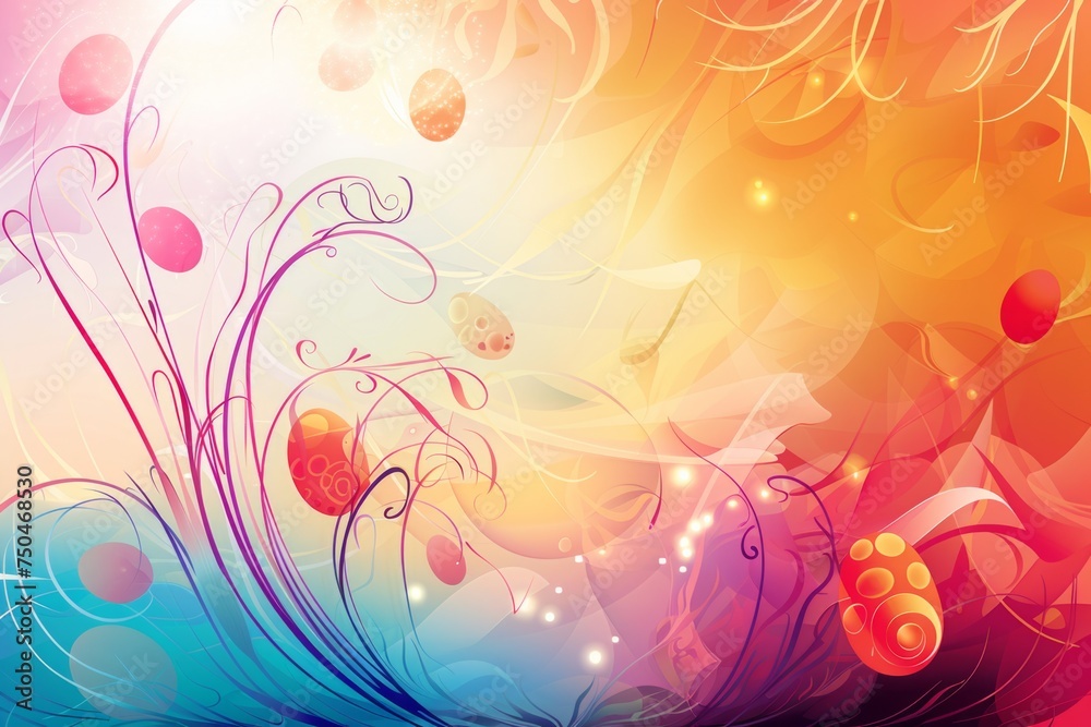 abstract background for easter abstract background for easter