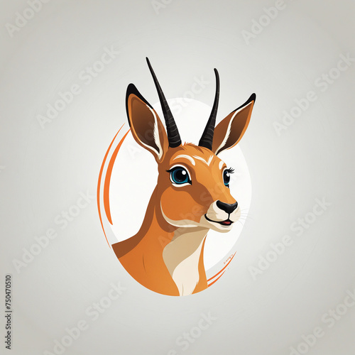 Flat logo illustration of 