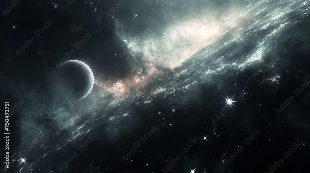 Galaxies in space. cosmos background Galaxies in space. cosmos background