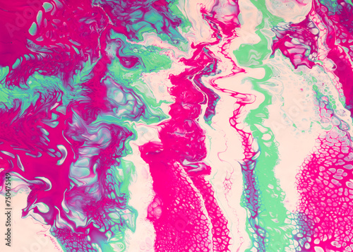Artistic background of mixed paint fluids © 天乐 张