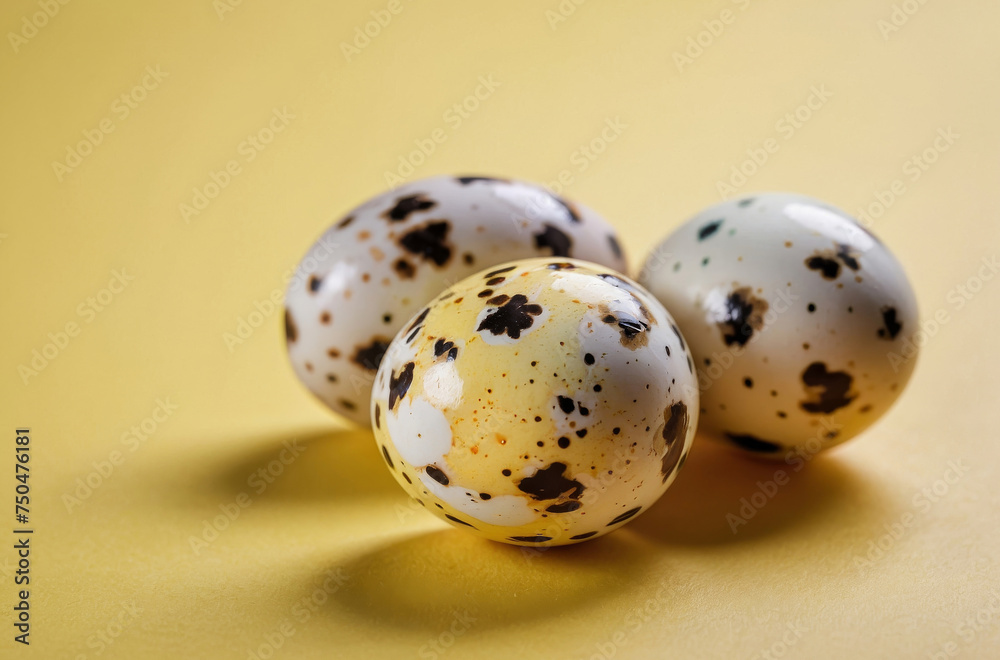 easter eggs on isolated background