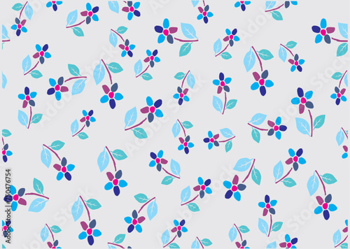 Indonesian batik motifs with very distinctive, exclusive plant patterns. vector EPS 10