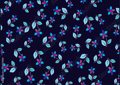 Indonesian batik motifs with very distinctive, exclusive plant patterns. vector EPS 10