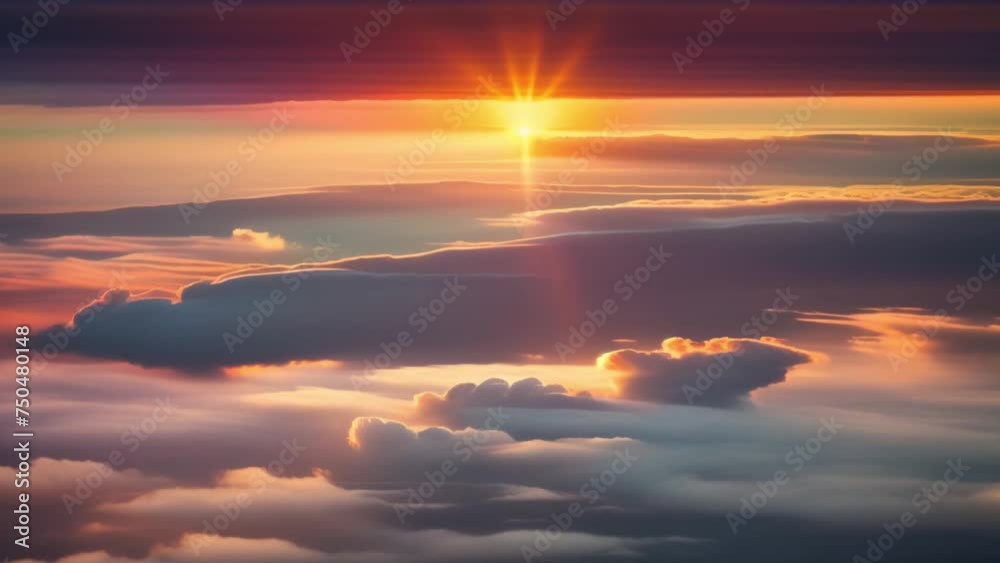 Elevate your senses with this stunning timelapse, revealing a kaleidoscope of colors above the serene cloud cover. Time-lapse. 4K.
Elevate your senses with this stunning timelapse, revealing a kaleidoscope of colors above the serene cloud cover. Time-lapse. 4K.