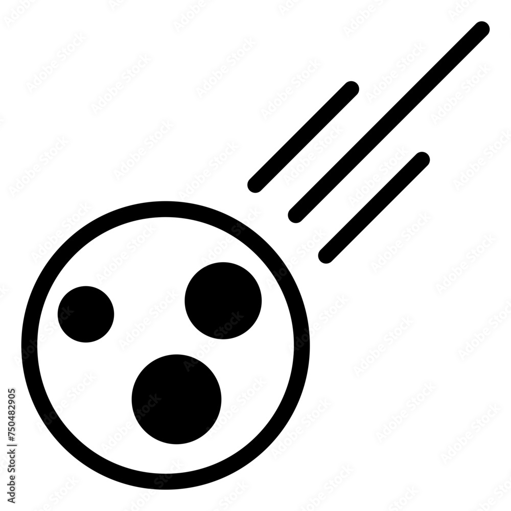 Falling meteorite icon design. comet space icon. Falling meteorite icon design. comet space icon.