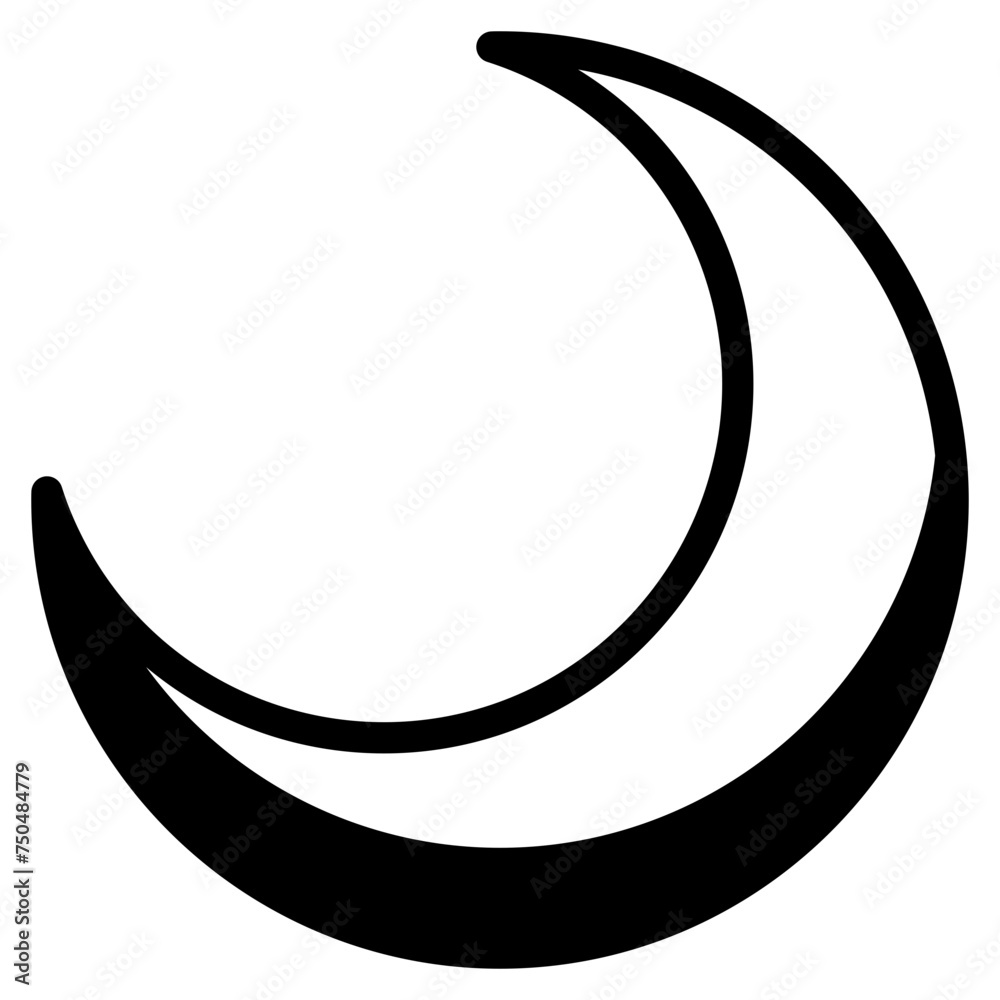 Crescent moon