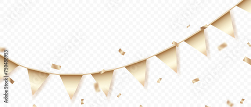 party flag background for celebration vector illustration