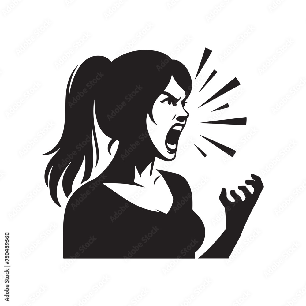 Burning Reaction: Vector Angry Person Silhouette - Expressing Intense Emotion in Striking Form. Angry Person Illustration, Angry man vector. Burning Reaction: Vector Angry Person Silhouette - Expressing Intense Emotion in Striking Form. Angry Person Illustration, Angry man vector.