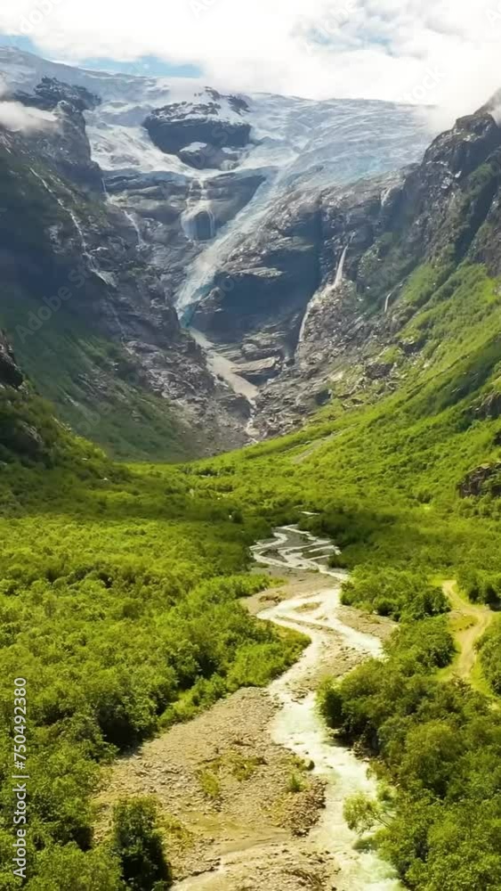 Aerial view of beautiful Norway landscape Aerial view of beautiful Norway landscape