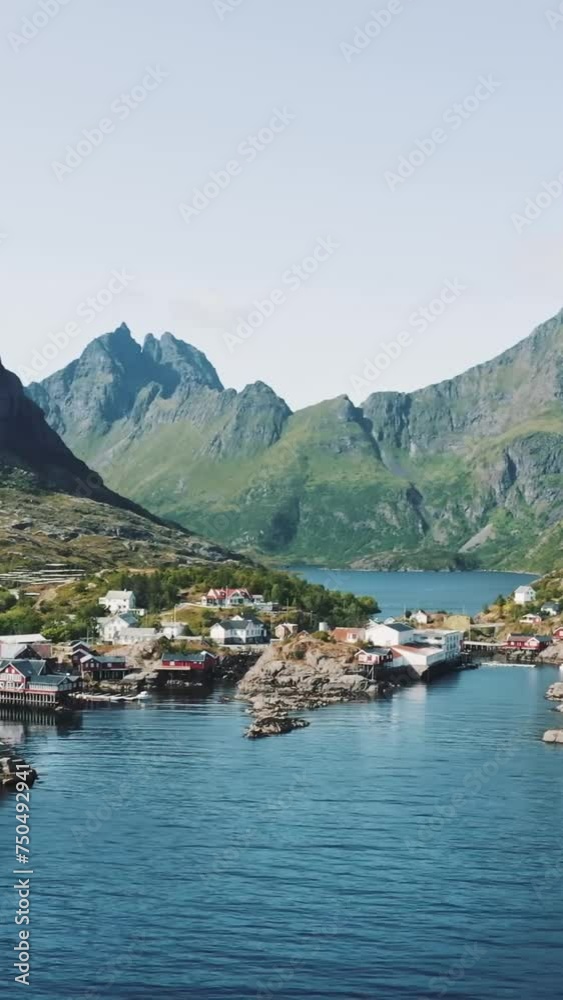 Aerial view of beautiful Norway landscape Aerial view of beautiful Norway landscape