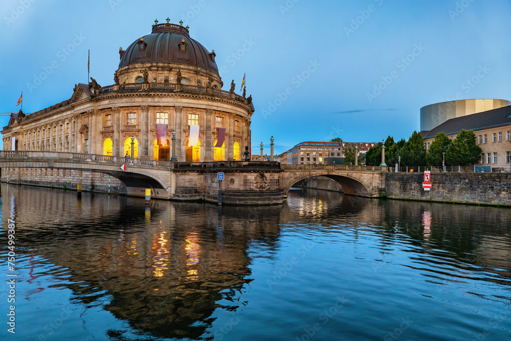 Bode Museum From River Spree In Berlin