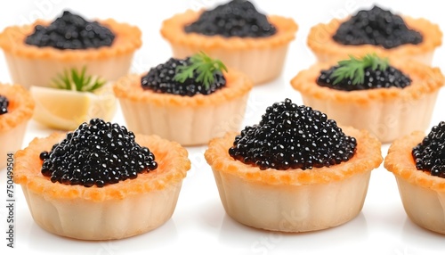 Tartlets with Sturgeon Black caviar