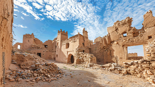 Ksar Ait Ben haddou old Berber adobebrick village