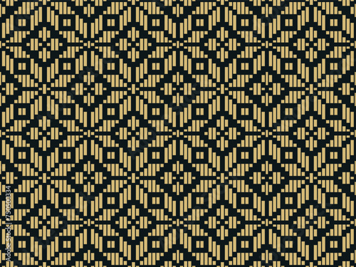 songket pattern background, traditional design pattern vectorn