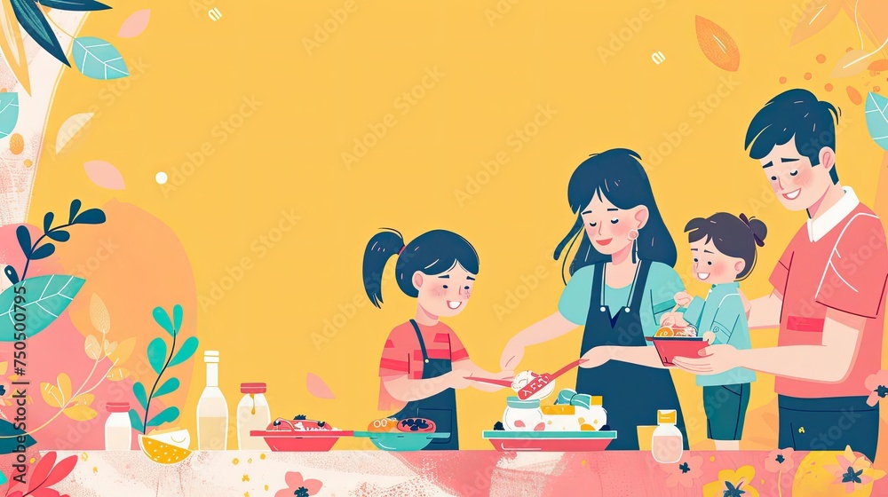 Greeting Card and Banner Design for Social Media and Educational Purposes of National Pack Your Lunch Day Background Greeting Card and Banner Design for Social Media and Educational Purposes of National Pack Your Lunch Day Background
