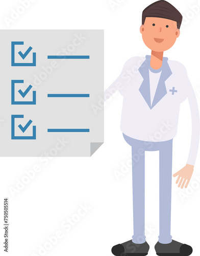 Physician Character and Check List Document  © bigpa