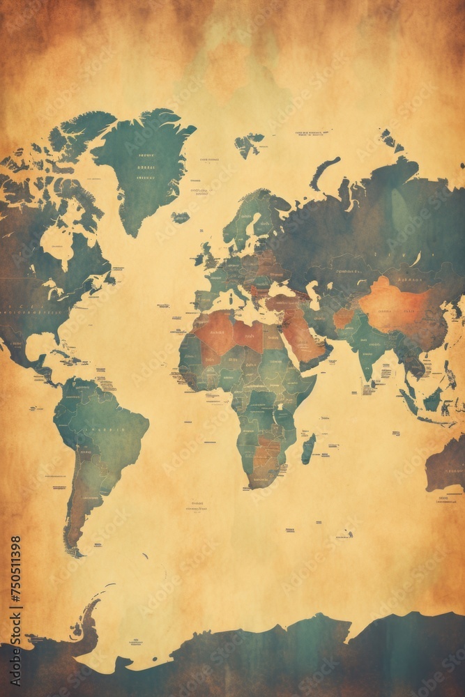 historical world map