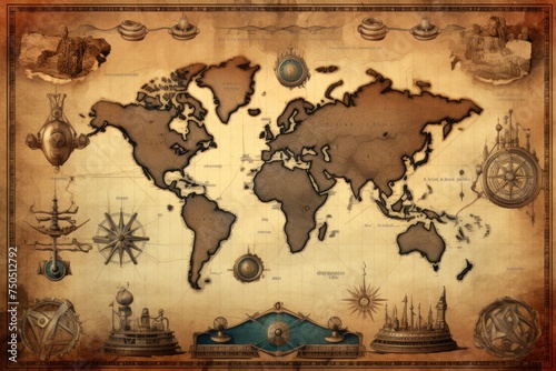 historical world map