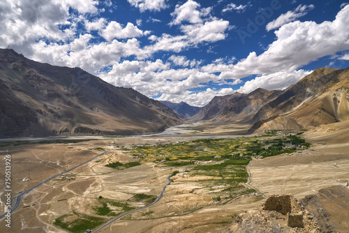 Zangla village in the Zanskar valley