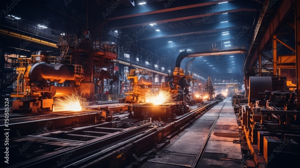 Steel processing plant