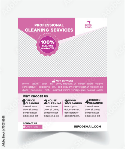 Corporate Cleaning Service Flyer Template